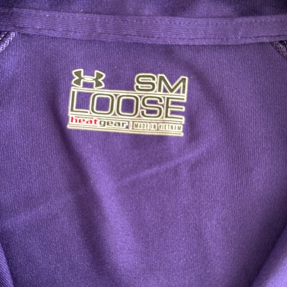 Purple Northwestern University UA Quarter-Zip Pullover Size Small - Picture 4 of 5